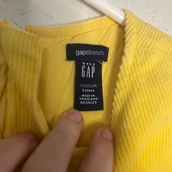 Vintage GAP Yellow Sleeveless Sheath Dress Casual Crew Neck - Picture 2 of 3